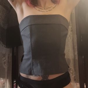 Vintage 90's corset top Tube top